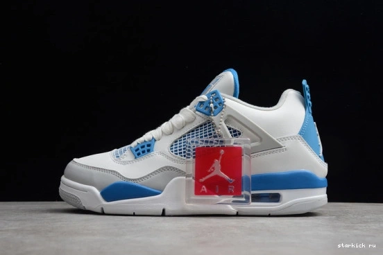 308497-105  Military Jordan 4 Retro 308497-105 Air Blue 0219